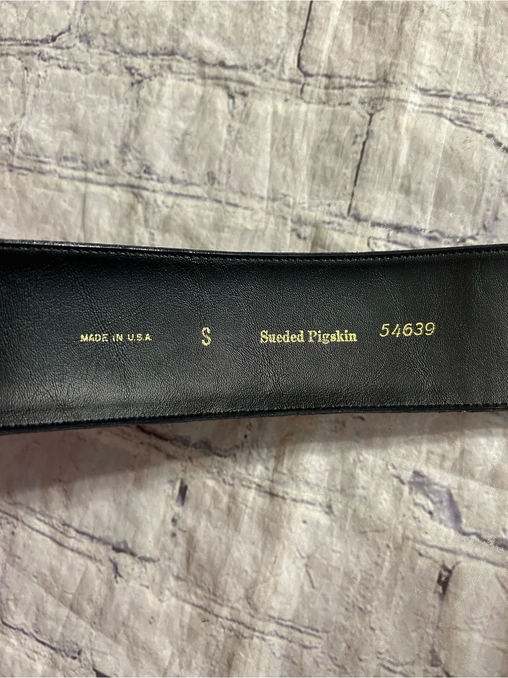 SOSTANZA GENUINE PIG SUEDE HOT PINK BELT AND LEJON PIG SUEDE BLACK BELTS SIZE S